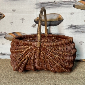 antique French wicker basket